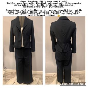 Ann Taylor 6P suit
